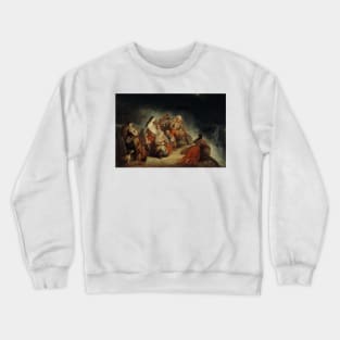 The Storm by Ary Scheffer, circa 1820 Crewneck Sweatshirt